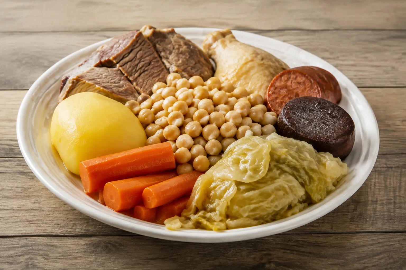 Receta de cocido madrileño