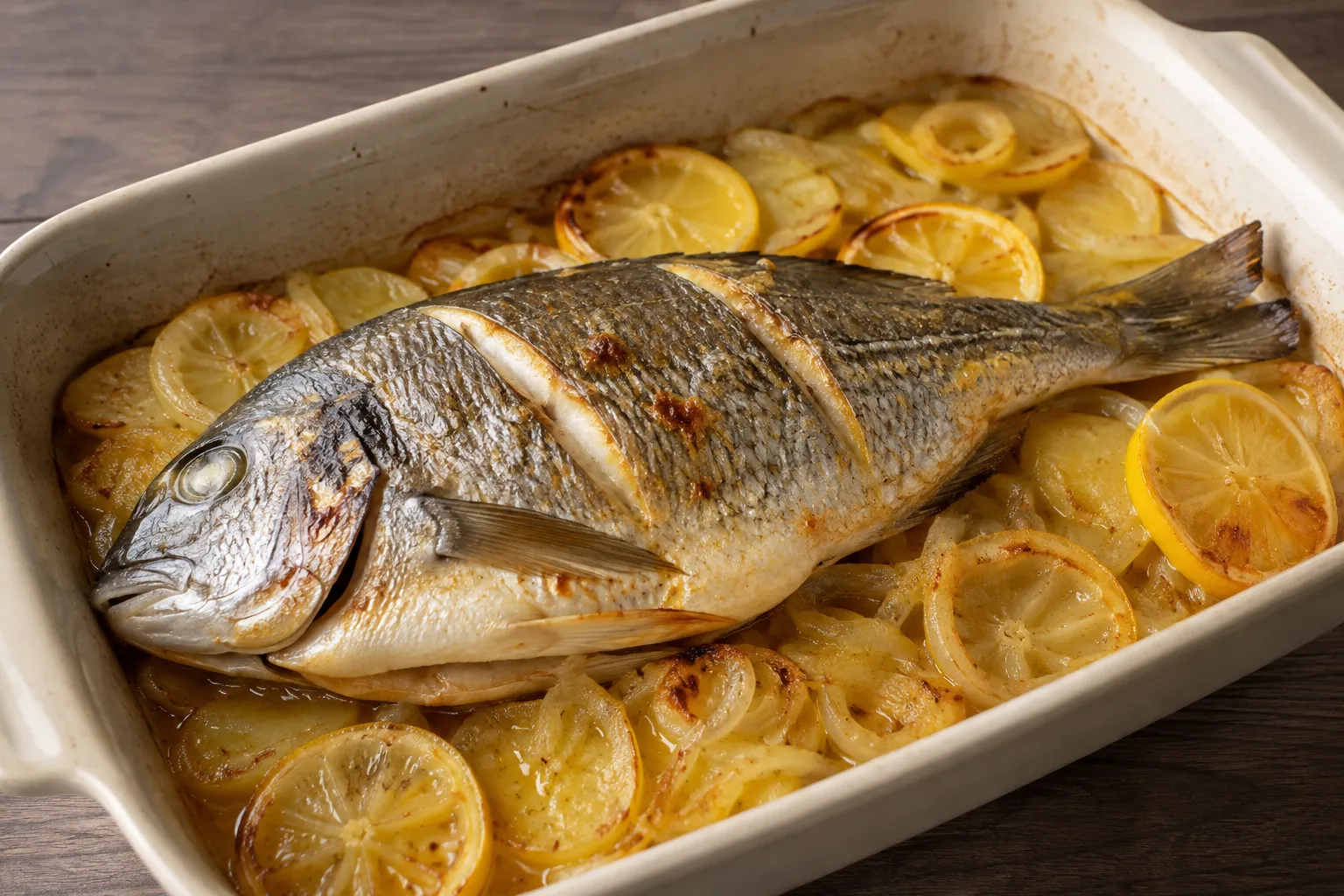 Sargo al horno
