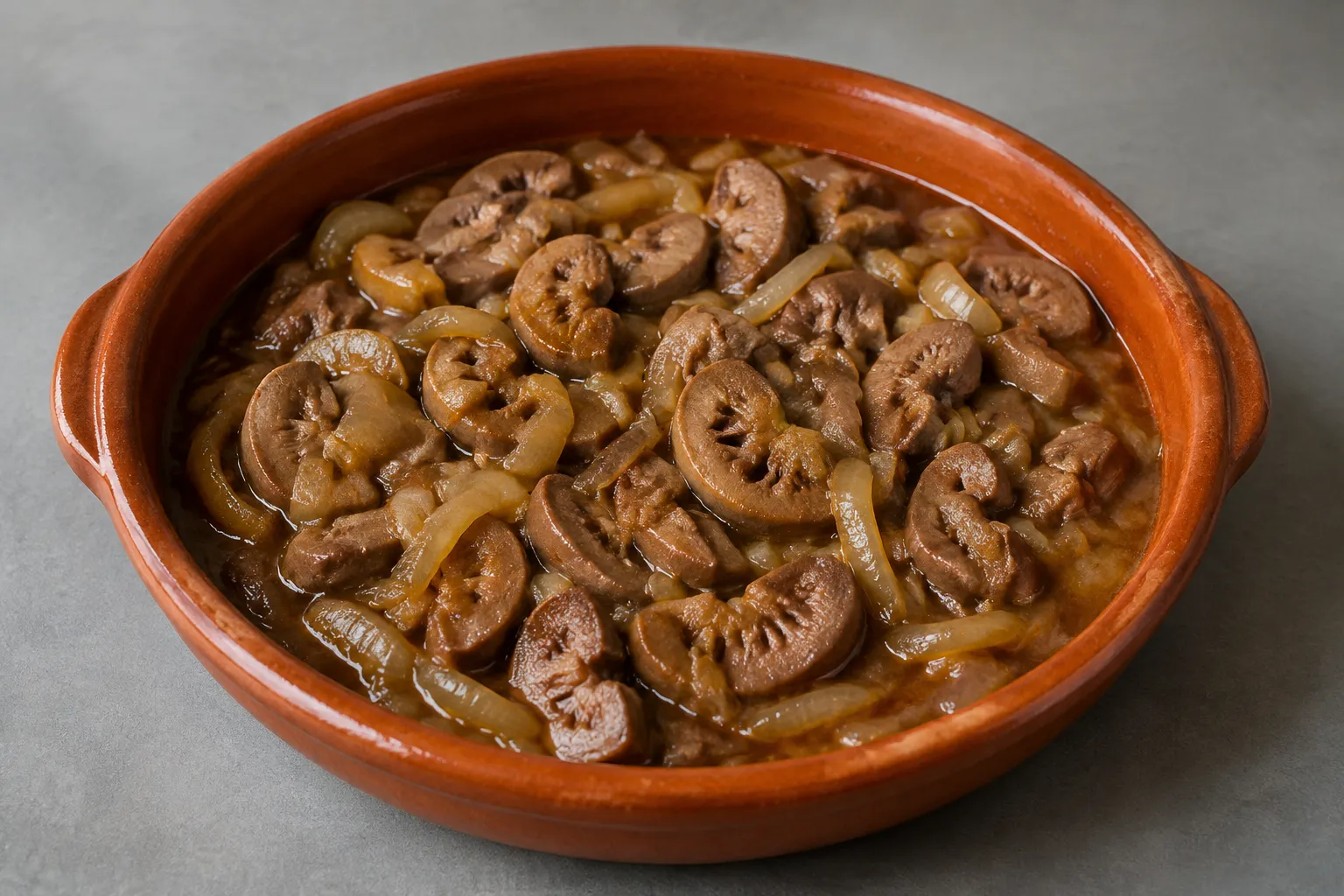 Riñones de cerdo al jerez