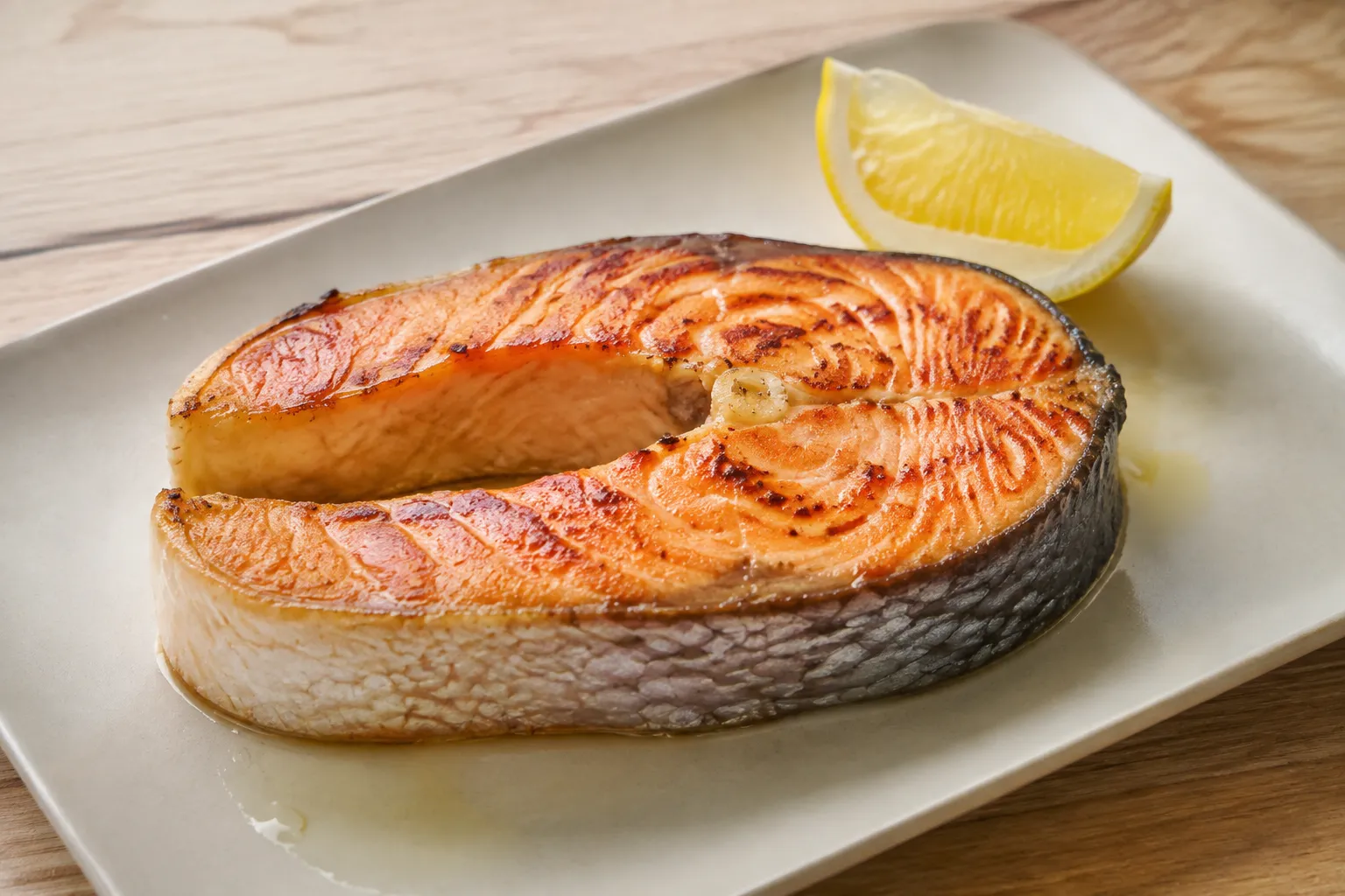 Salmón a la plancha