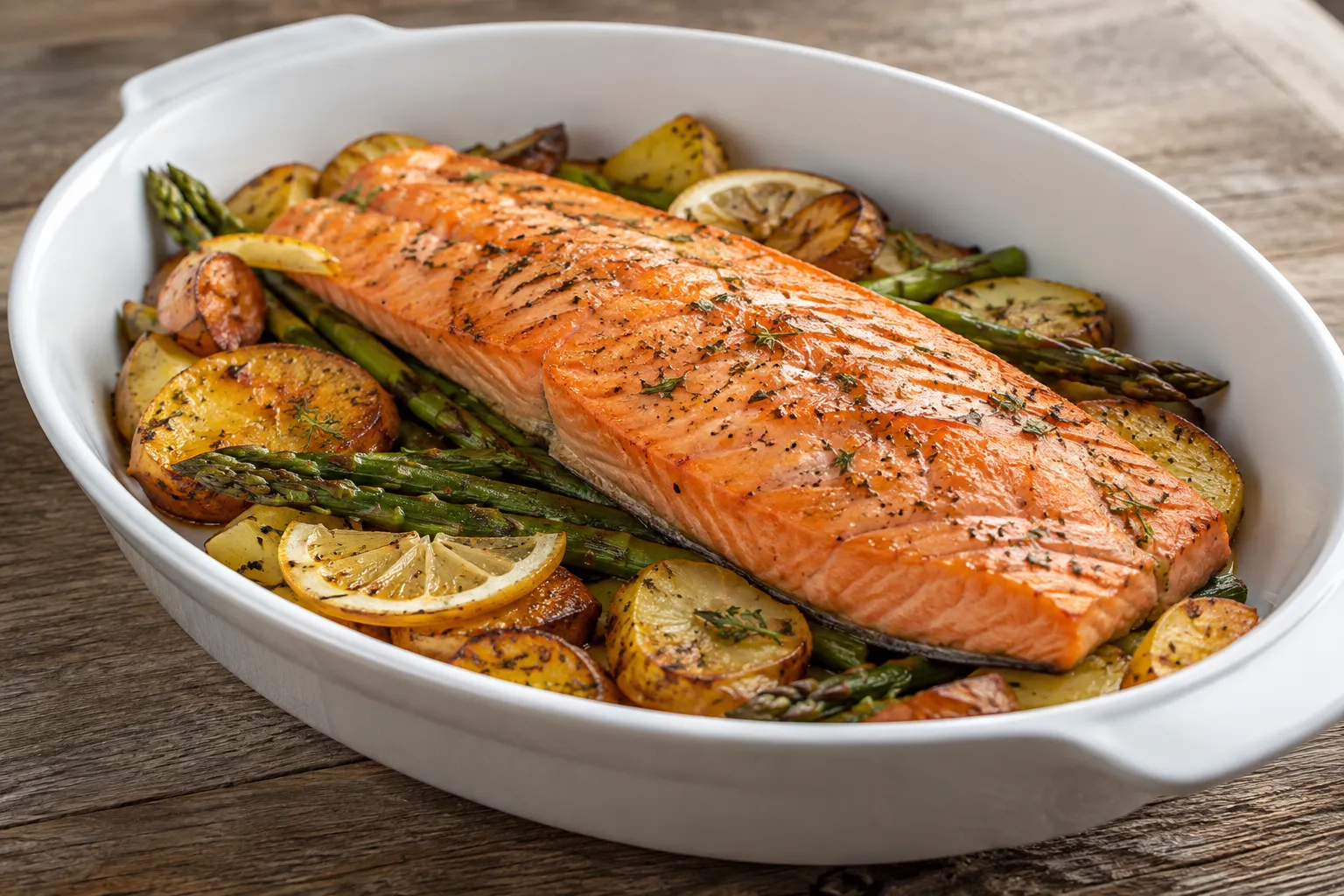 Salmón al horno