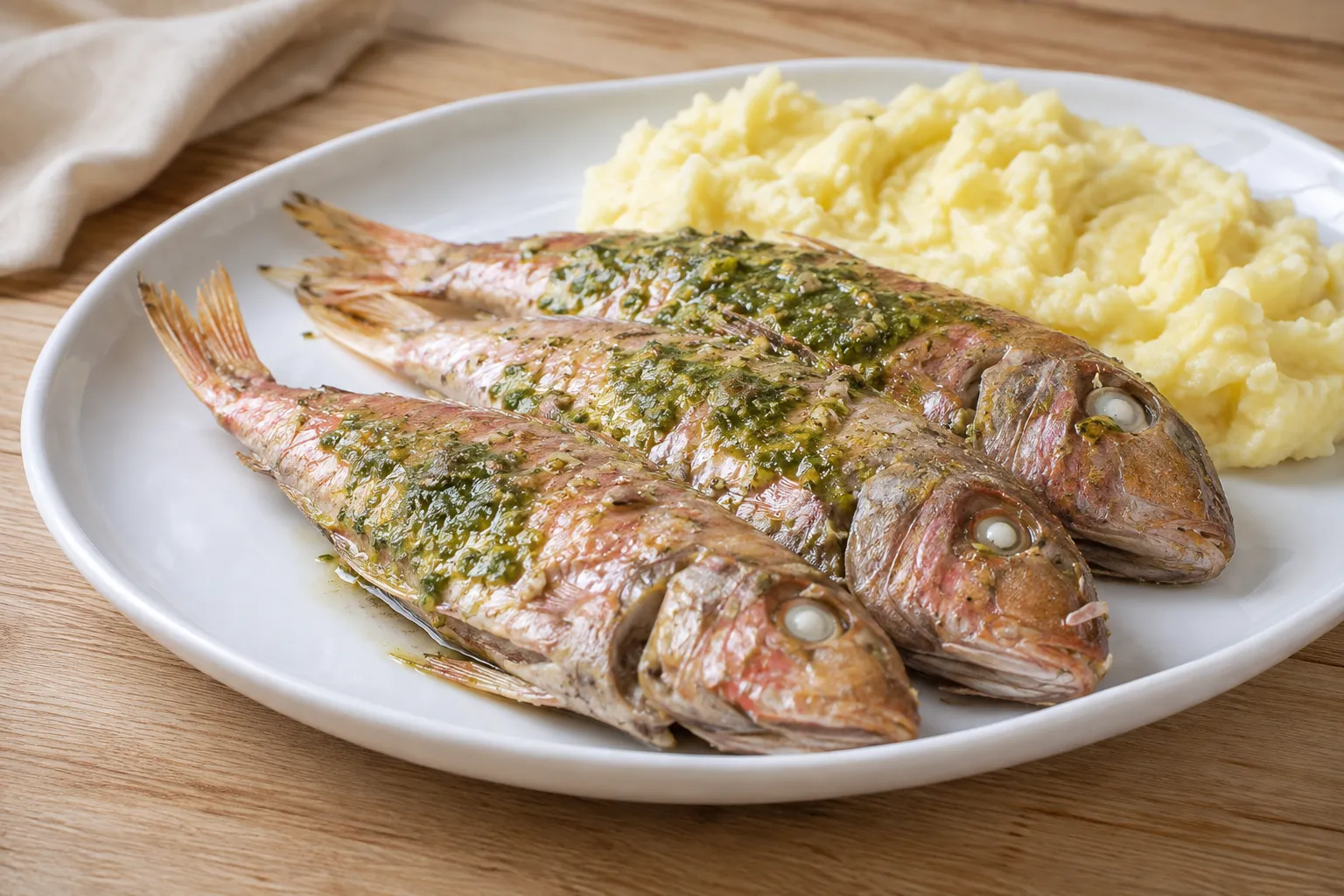 Salmonete al horno