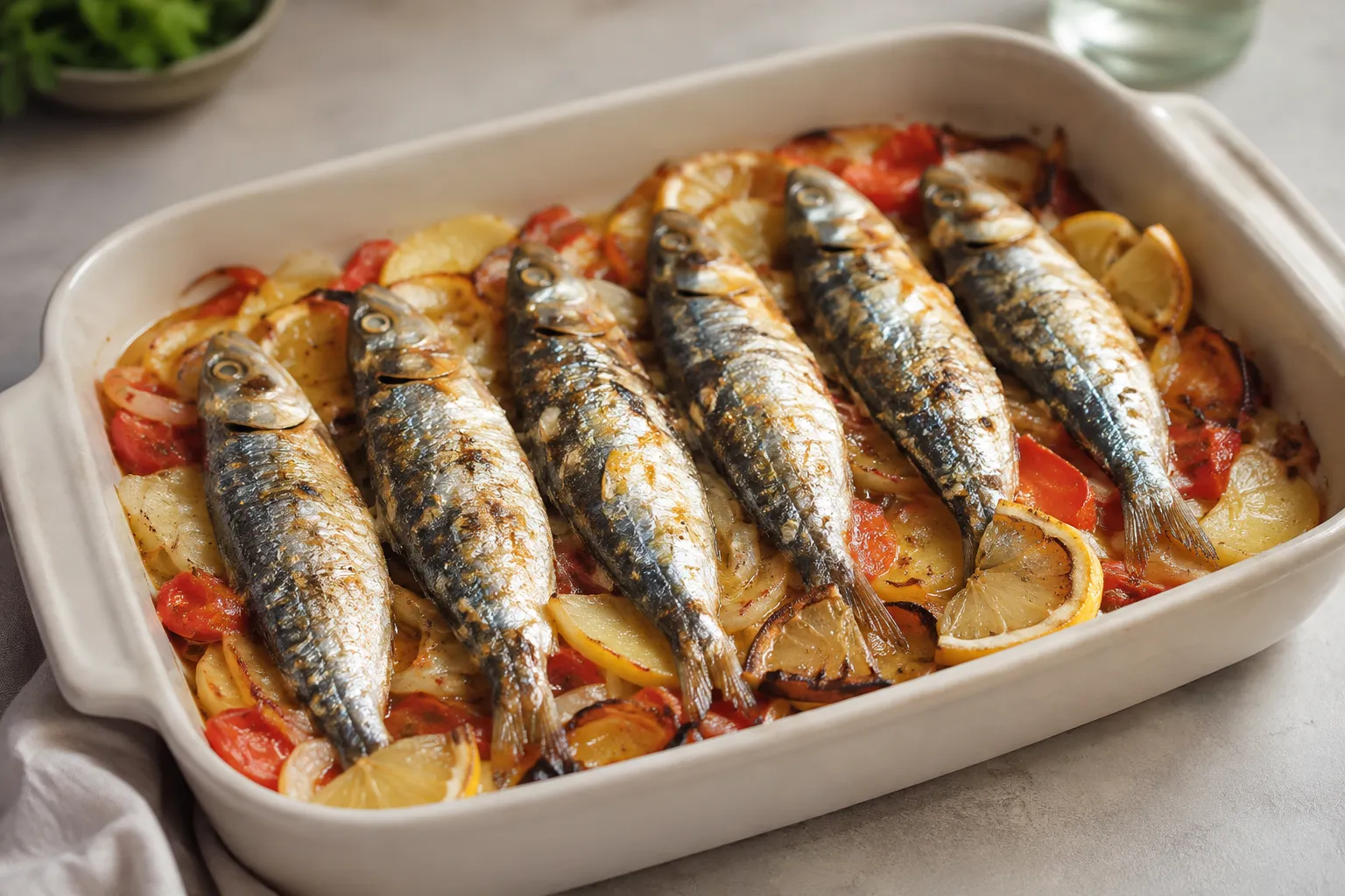 Sardinas al horno