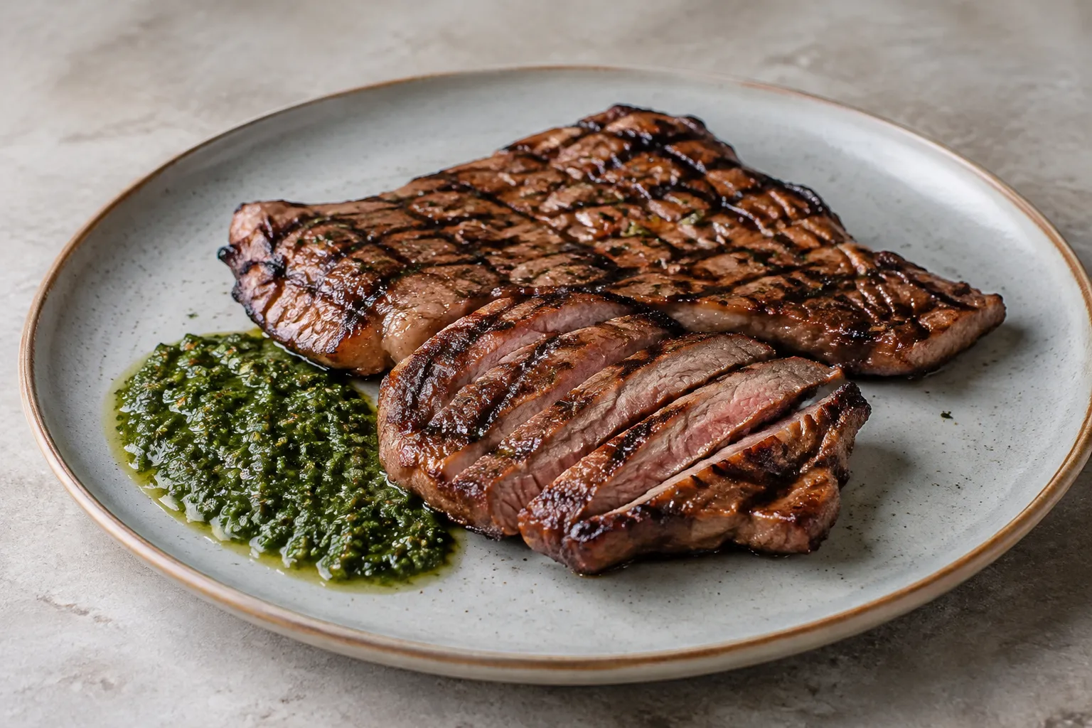 secreto de cerdo ibérico a la parrilla