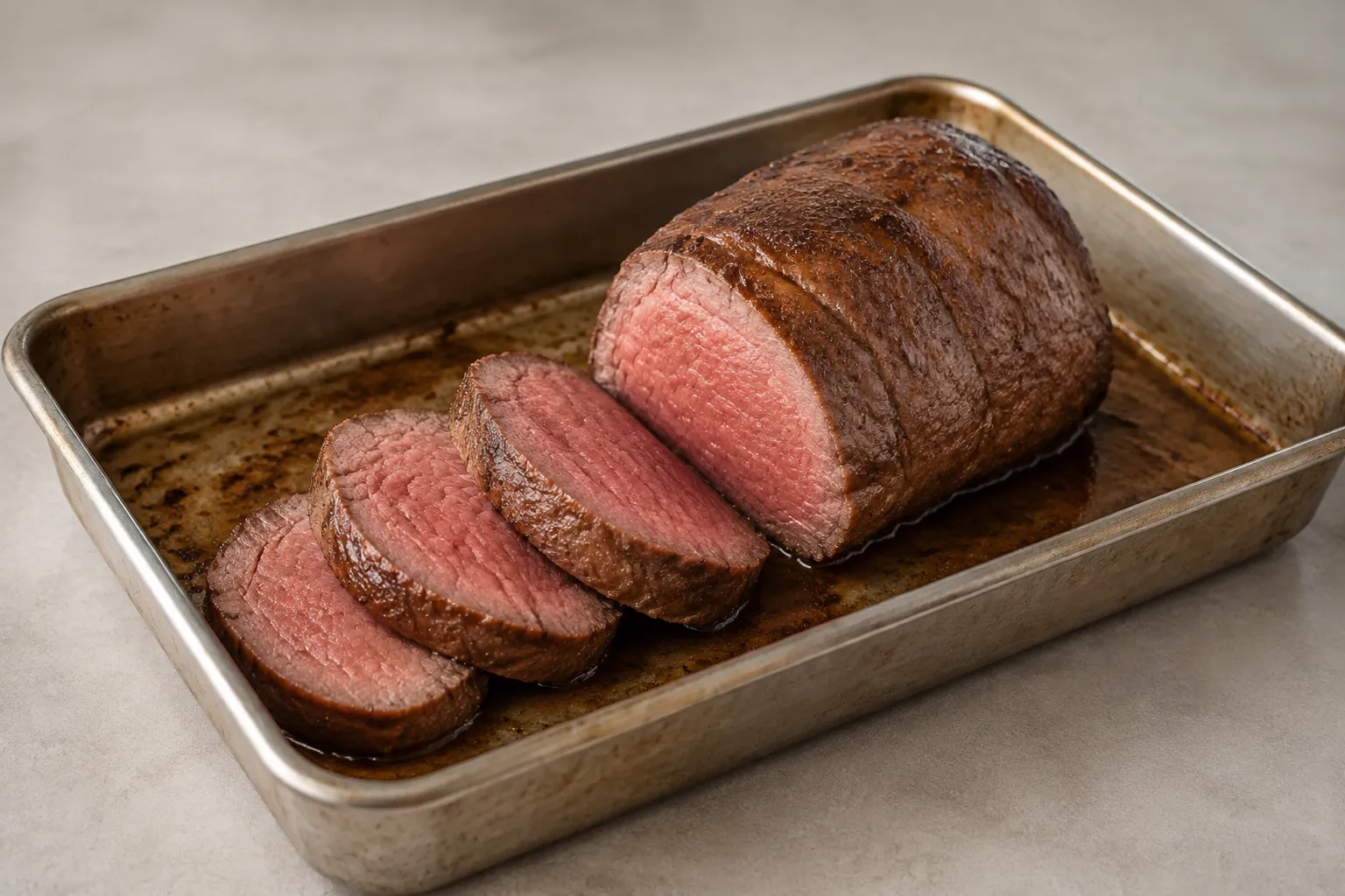 Solomillo de ternera al horno