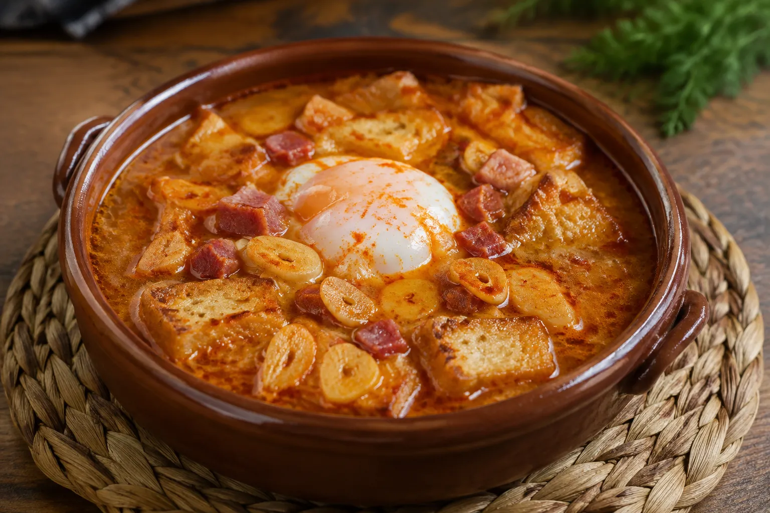 Receta de la sopa de ajo