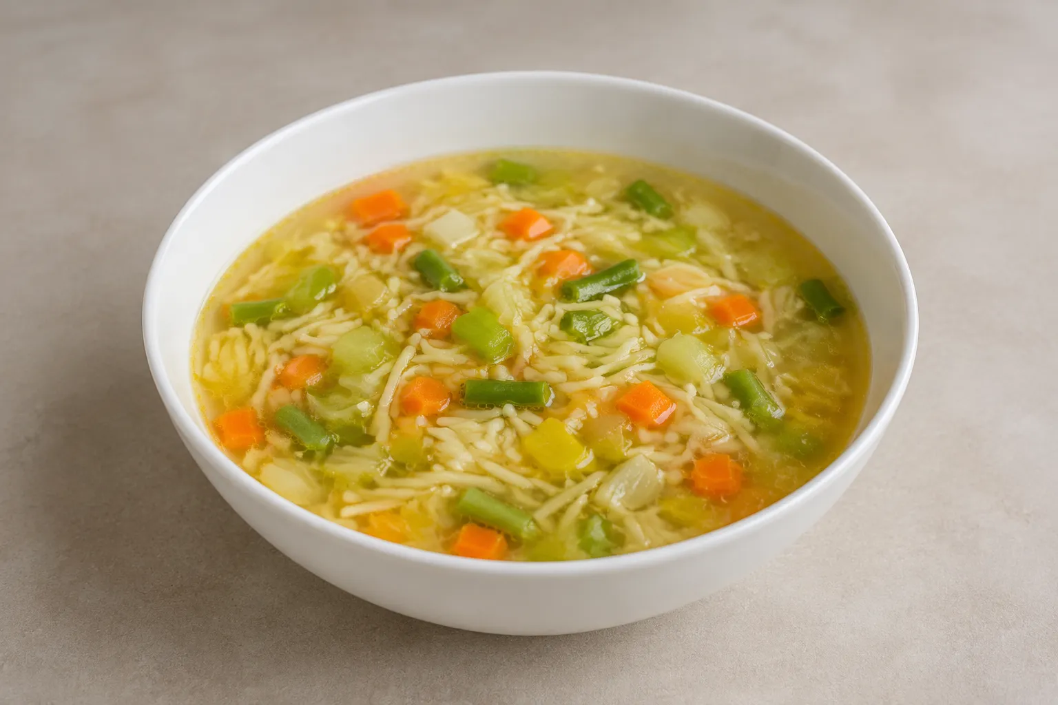 Imagen de la receta Sopa de verduras con fideos