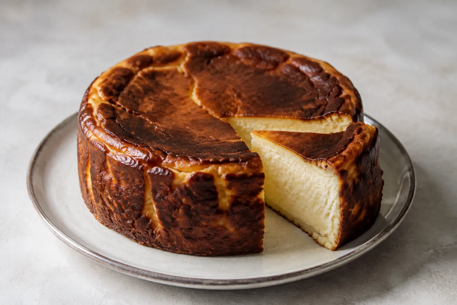Tarta de queso al horno