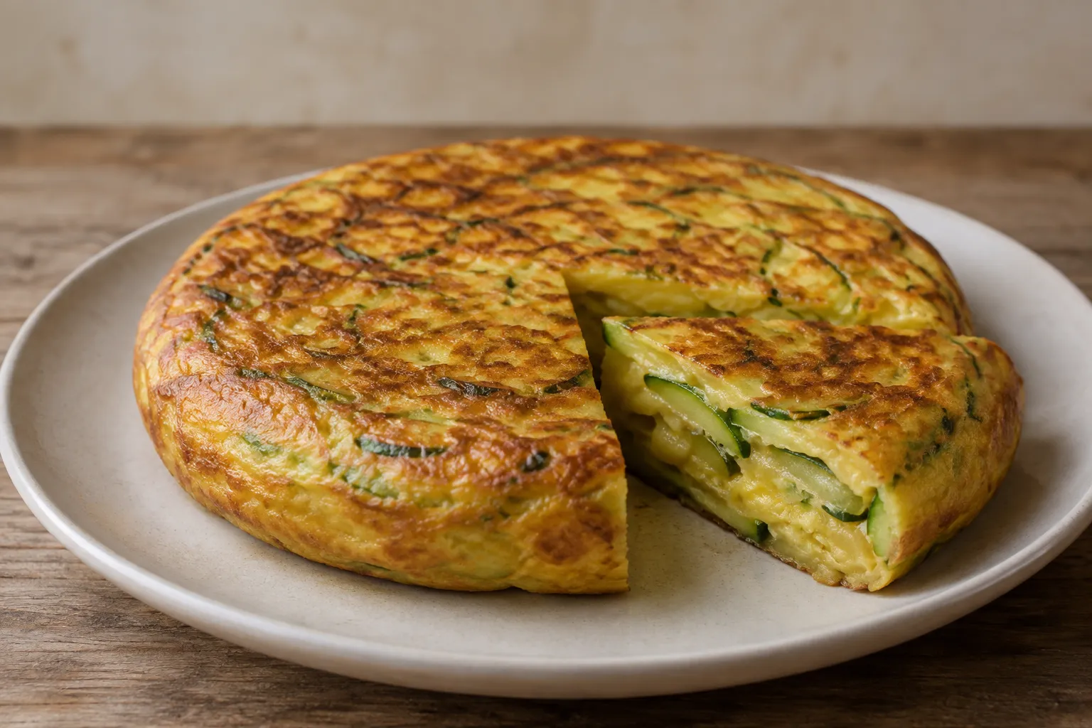 Tortilla de calabacin receta tradicional