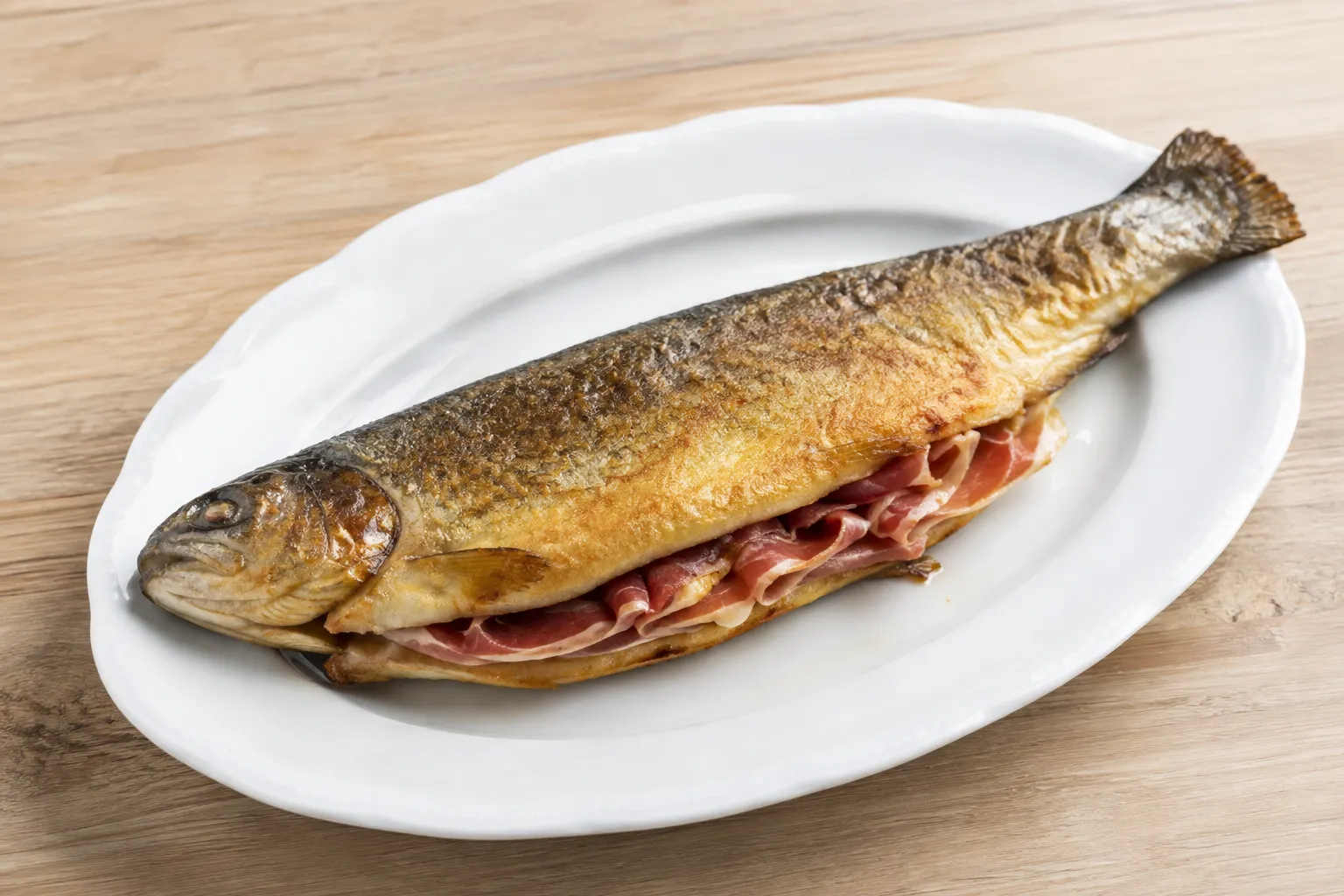 Trucha a la navarra