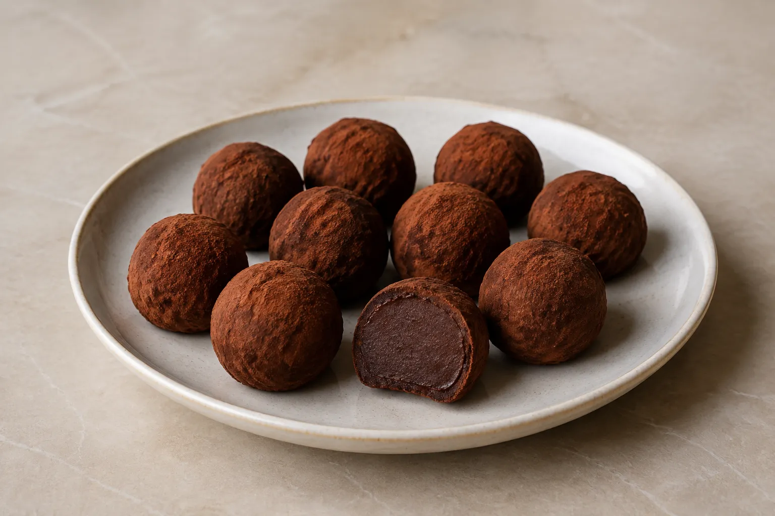 Trufas de chocolate