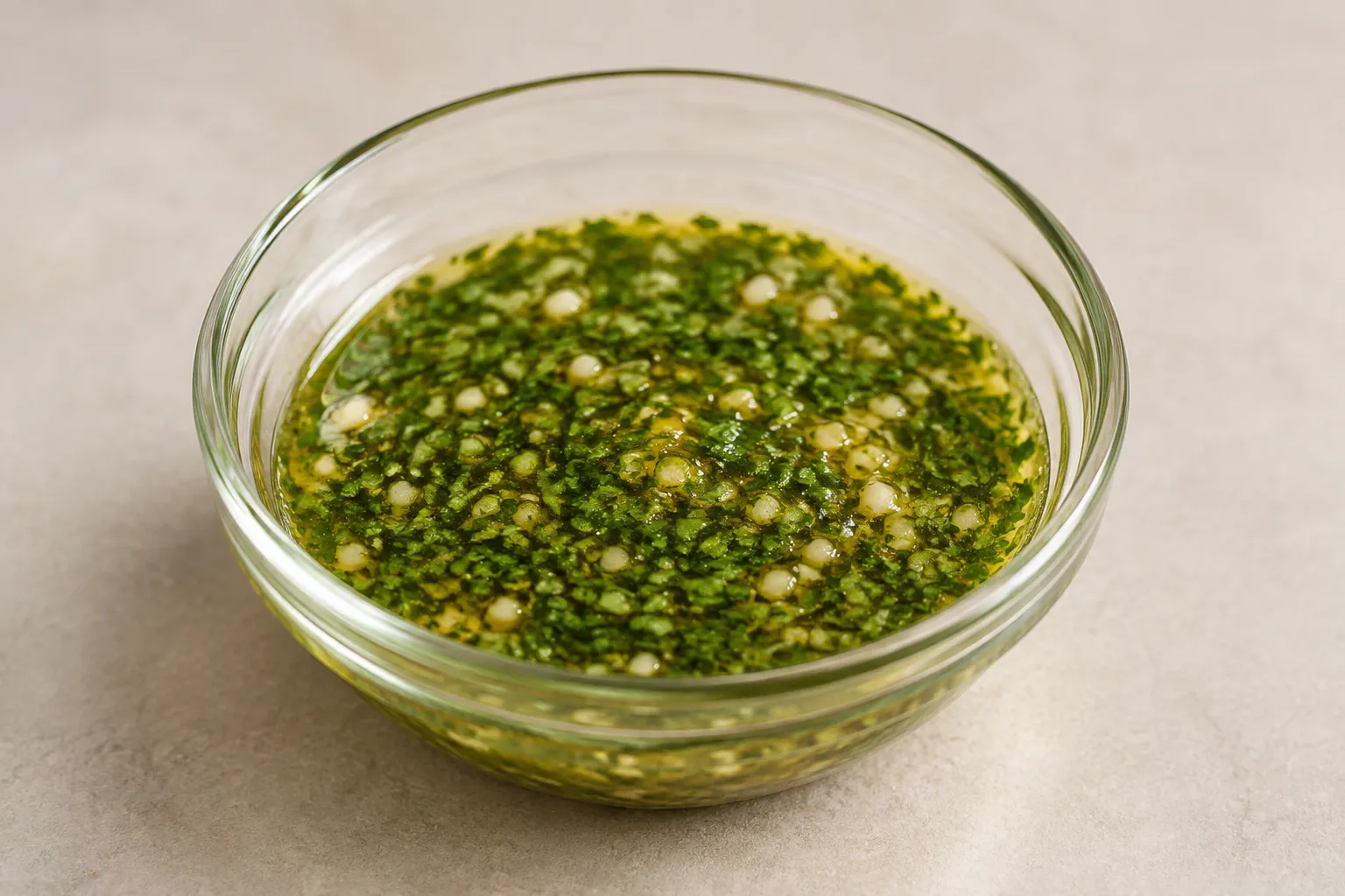 Imagen de la receta Vinagreta de ajo y perejil