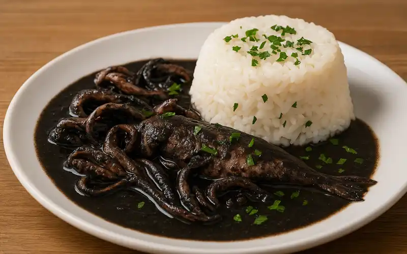 choco en salsa negra