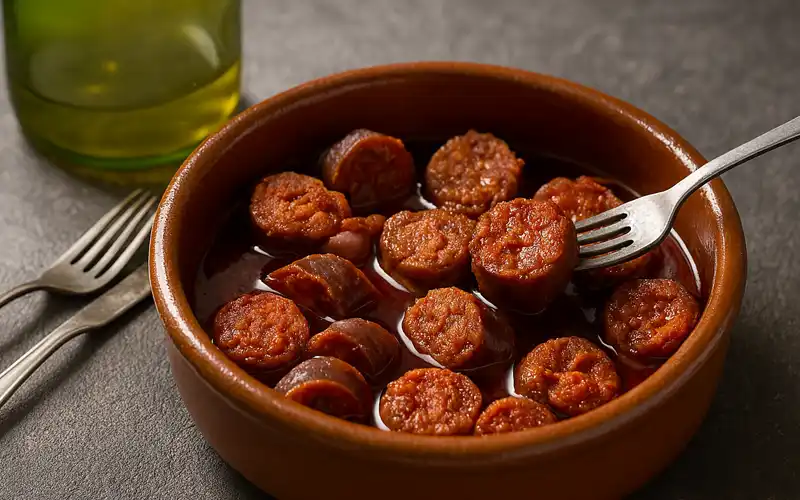 Chorizo a la sidra