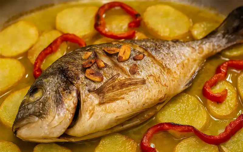 Dorada al horno