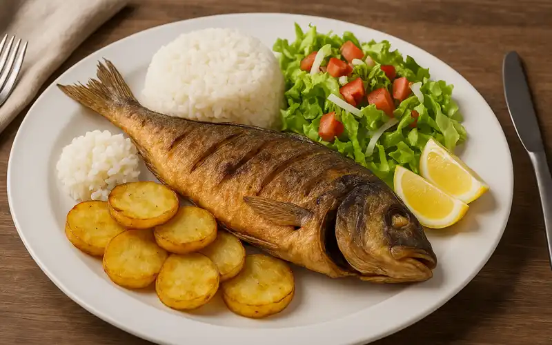 Dorada frita