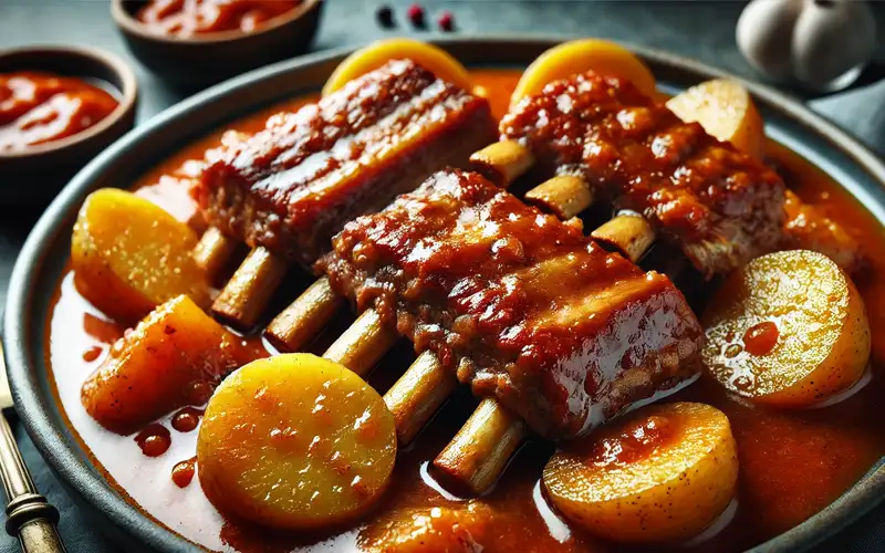 Estofado de Costillas de cerdo con patatas