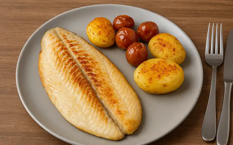 Filete de acedía al horno