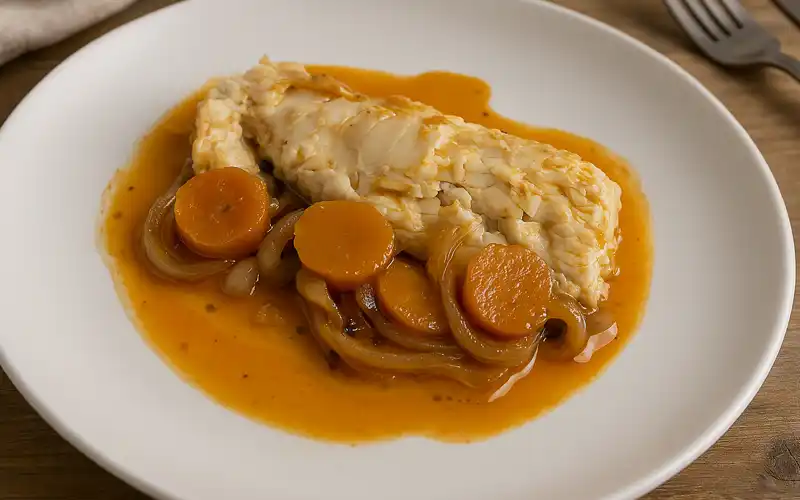 Gallo en escabeche