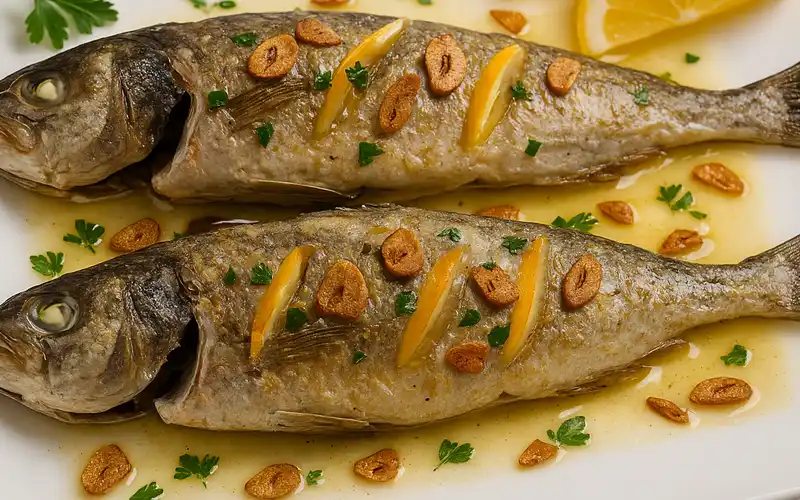 Jurelo al horno