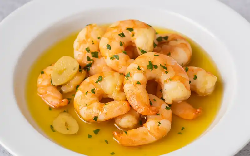 Langostinos al ajillo