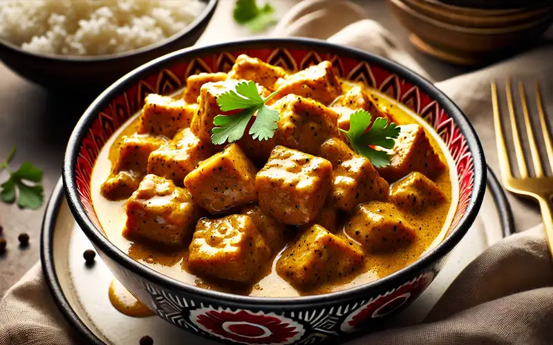 Lomo de cerdo al curry