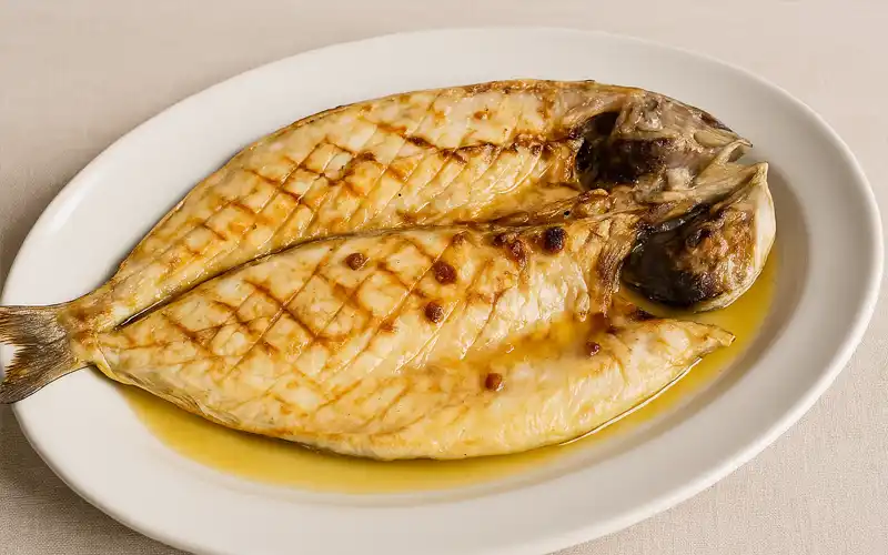 Lubina a la parrilla