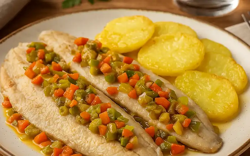 receta muy sencilla de palometa al horno
