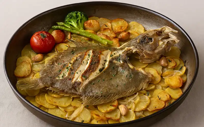Pez san pedro al horno