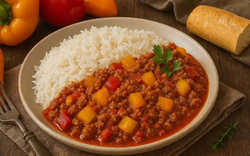 Picadillo de ternera