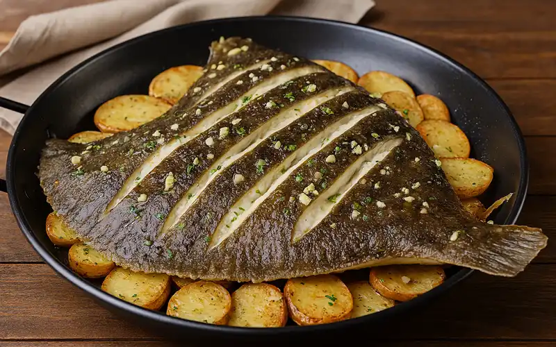Rodaballo al Horno