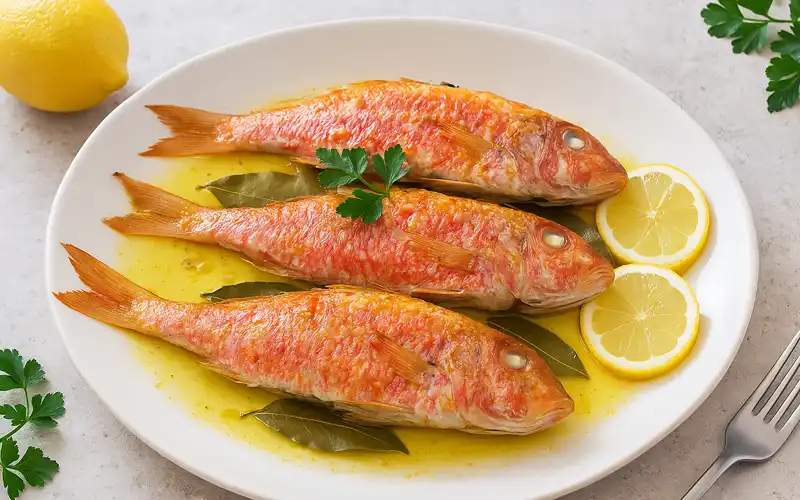 Salmonetes al horno