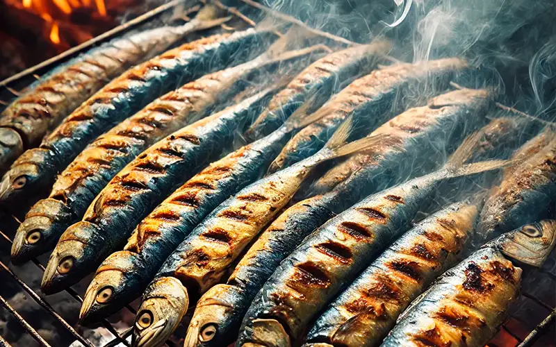 Sardinas a la brasa