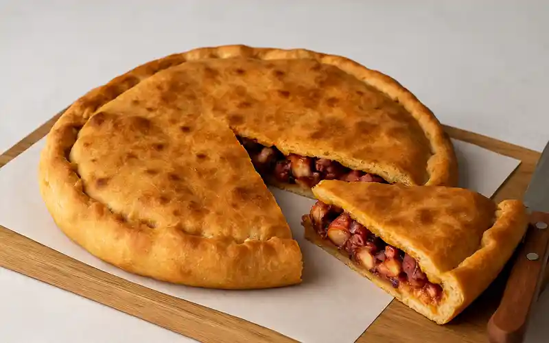Receta tradicional de la empanada de pulpo