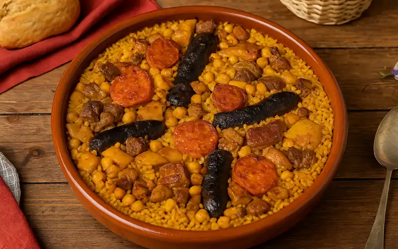 Arroz al horno estilo Valenciano