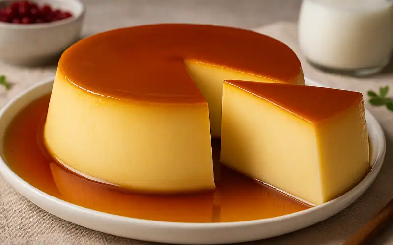 Flan de queso