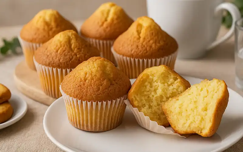 receta facil de magdalenas caseras