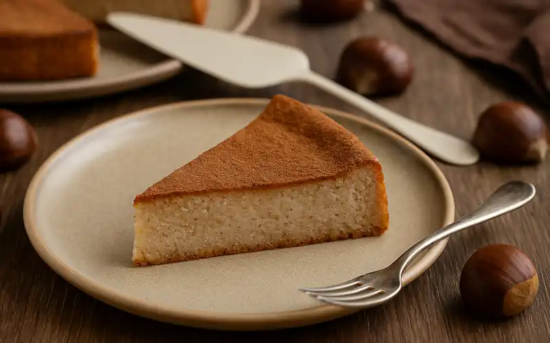 Tarta de castañas