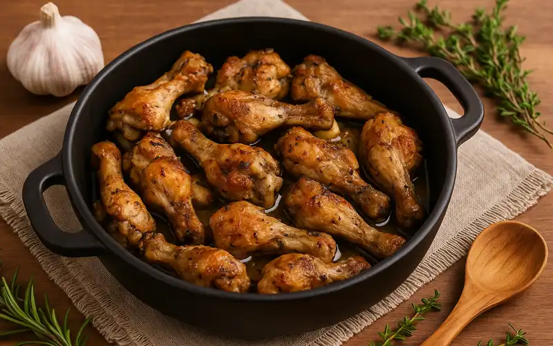 Pollo al ajillo