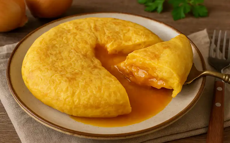 Tortilla de patatas estilo Betanzos