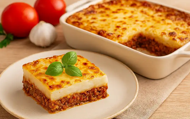 Pastel de carne picada y pure