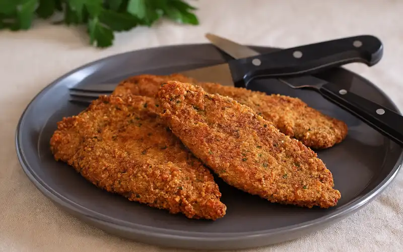 Milanesa de pollo al horno